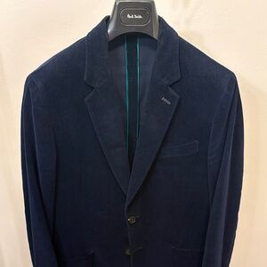 Paul Smith Mens Navy fine wale corduroy jacket blazer